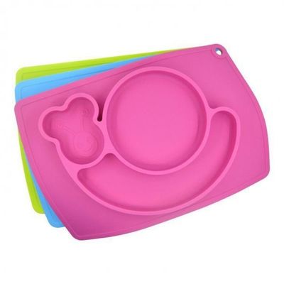 อาหารเกรด SGS เป็นมิตรกับสิ่งแวดล้อม Placemats ซิลิโคนให้อาหารเด็ก