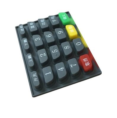 4x5 POS Terminal ปุ่มกดยางซิลิโคน 50 Shore A