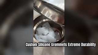 ยางซิลิโคนแบบกำหนดเอง Grommets ซีลเกรดอุตสาหกรรม